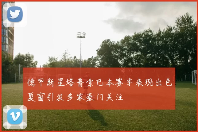 德甲新星塔普索巴本赛季表现出色夏窗引发多家豪门关注