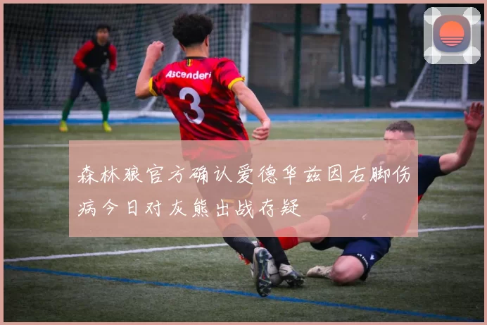 森林狼官方确认爱德华兹因右脚伤病今日对灰熊出战存疑